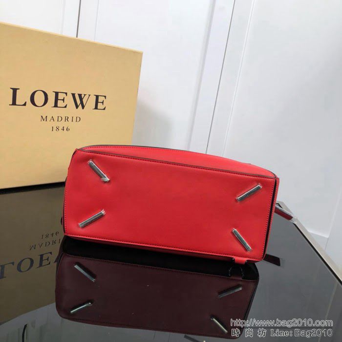 LOEWE羅意威 拼色熱銷款 puzzle bag 可折疊 牛皮手提肩背包 大小號 L0153  jdl1239